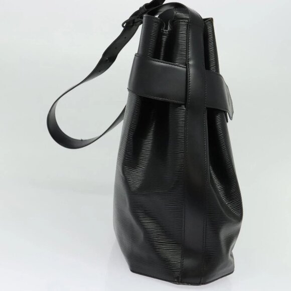LOUIS VUITTON Epi Sac Depaule GM Shoulder Bag Black M80155 LV Auth 132229 - Picture 4 of 15